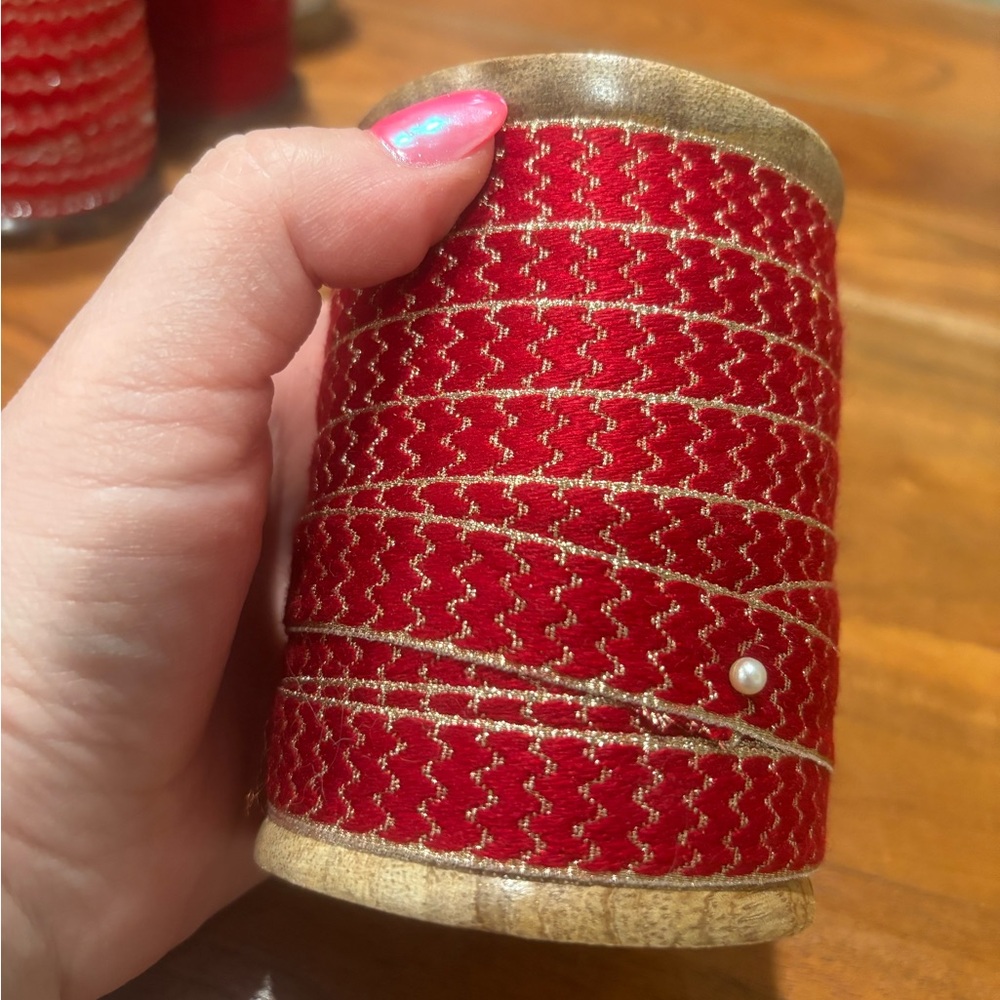 Red and Gold Ribbon